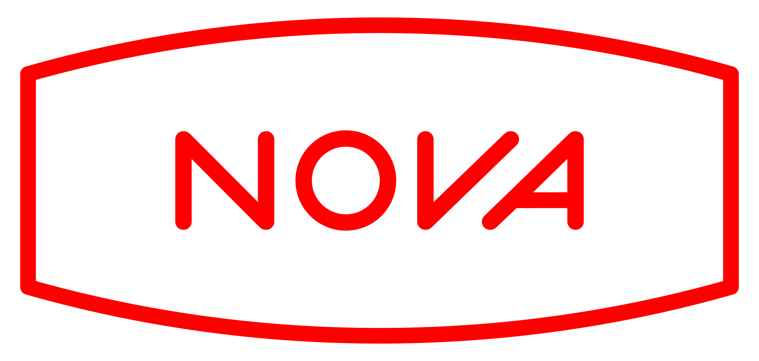 Nova Logo Red White Background